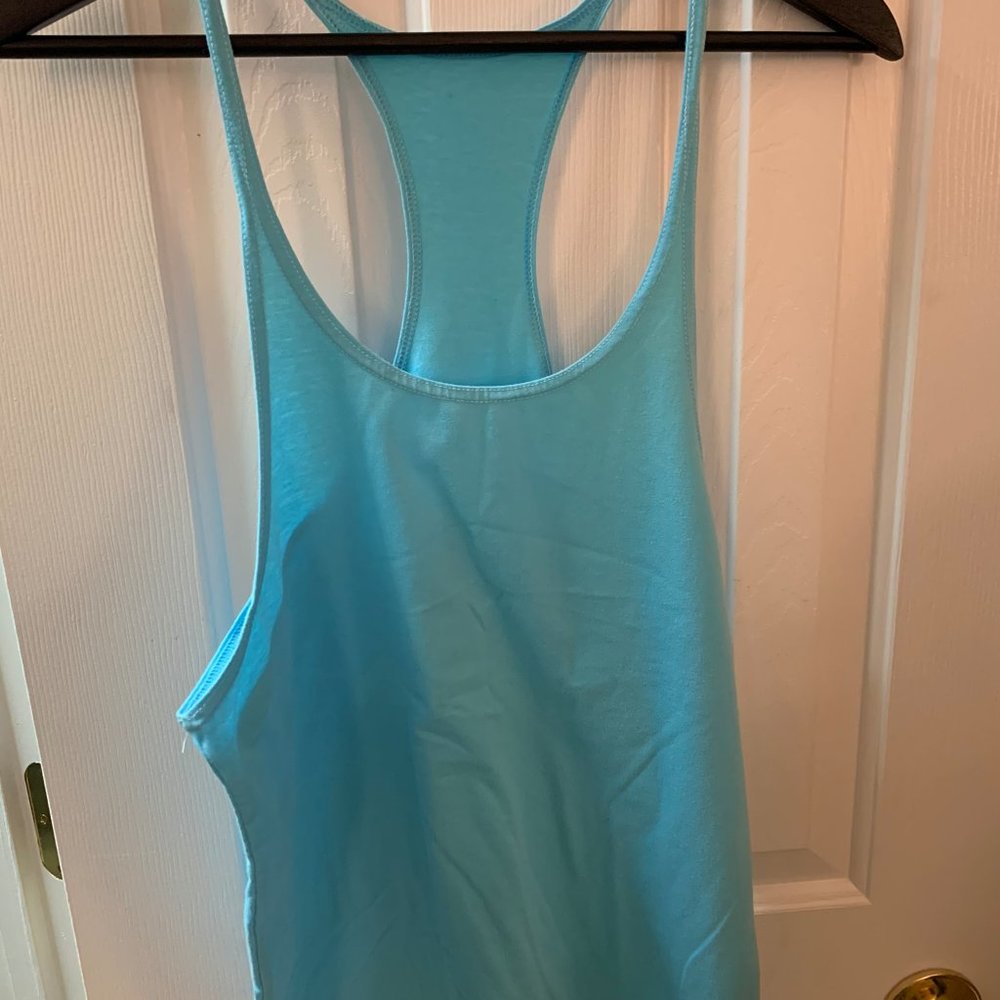 Teal Stringer Tank